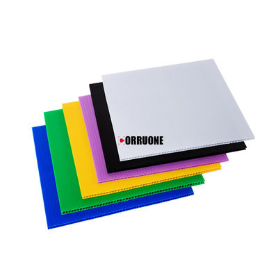 PP 4x8 4mm 5mm Correx Board White Correx Fluted Board Customized