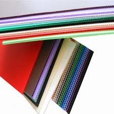 Blue Red Recycled Corrugated Plastic Sheets 10mm PP Corrugated Board