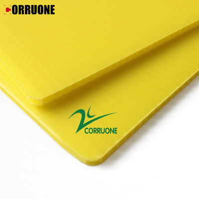 Yellow Coroplast Board 5mm 6mm 8mm Corrugated Plastic Sheets 4x8