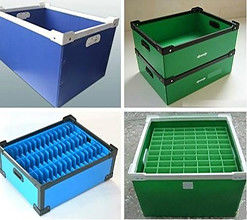 Okra Folding PP Carton Box Correx Storage Corrugated PP Box