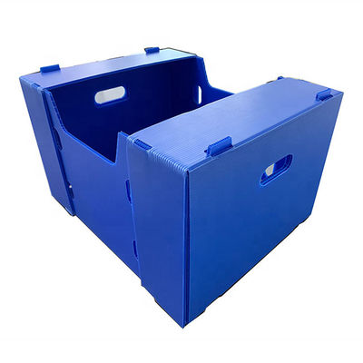Black Corrugated Plastic Storage Containers 850gsm 3.5mm Thickness