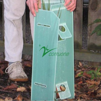 Eco PP Corrugated Plastic Tree Guard Green Corflute Guards Waterproof