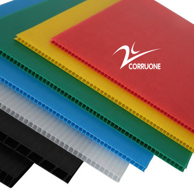 4mm Corflute Corrugated Plastic Cover Floor Protection Sheet For Construction