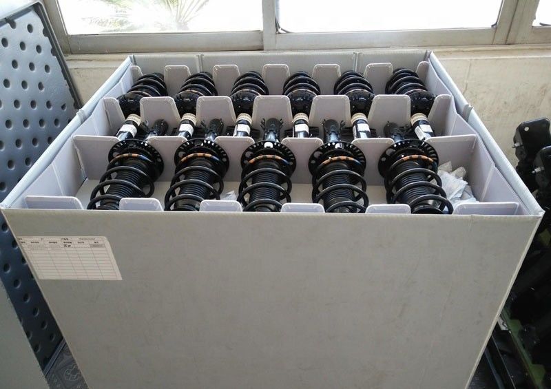 Blue 300kg Loading Plastic Coaming Box Coreflute Collapsible Plastic Pallet Box