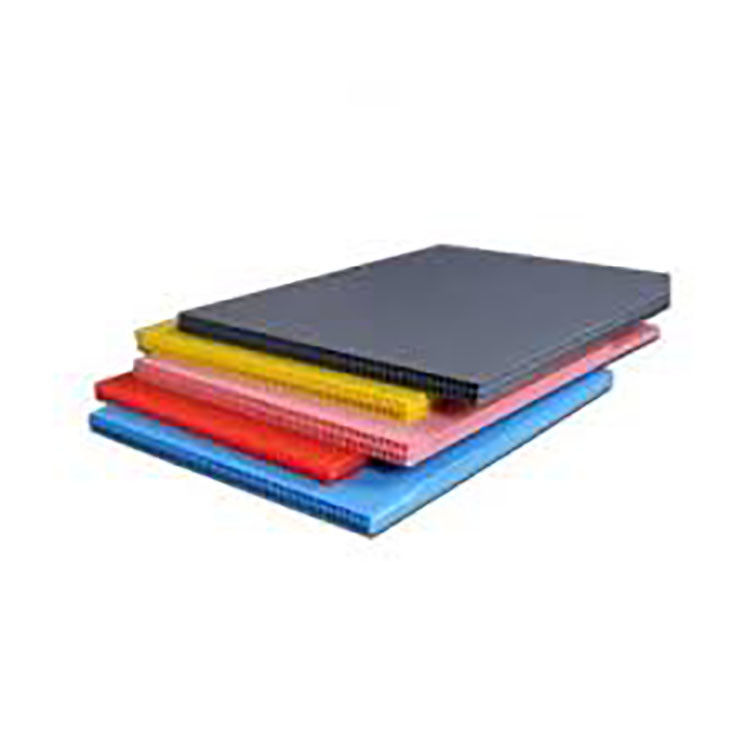 Blue Red Recycled Corrugated Plastic Sheets 10mm PP Corrugated Board