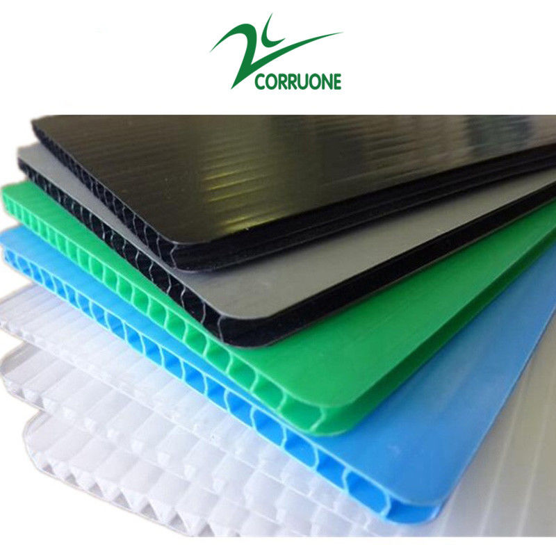 10mm 12mm White Corflute Sheets Correx Floor Protection Sheets