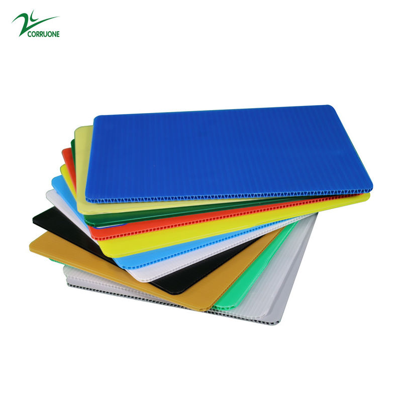 Black Corflute 2400 X 1200 Correx Sheet Floor Protection 2mm-12mm