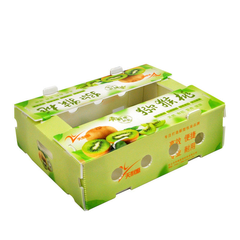 Custom Coroplast Boxes Vegetable Corrugated Boxes For Red Pepper