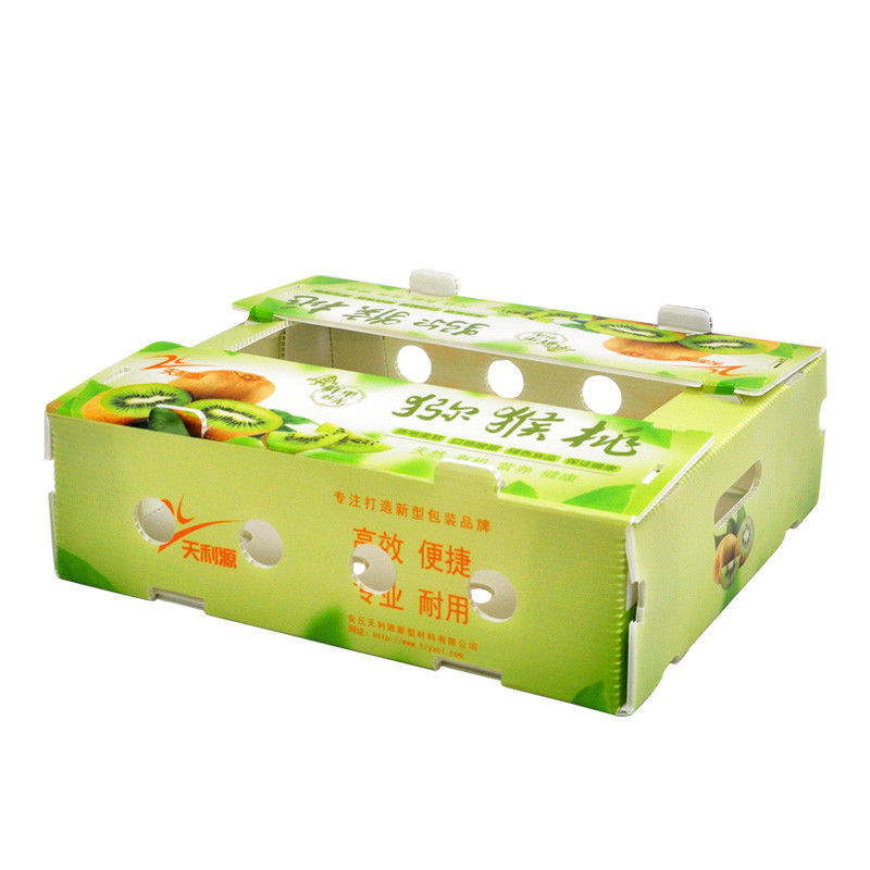 Custom Coroplast Boxes Vegetable Corrugated Boxes For Red Pepper