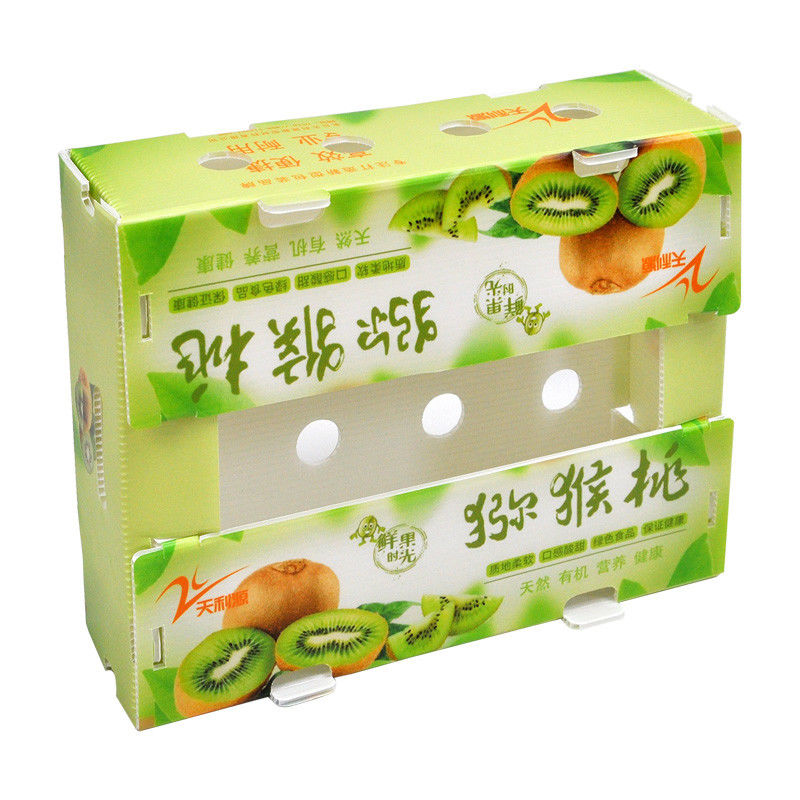 Custom Coroplast Boxes Vegetable Corrugated Boxes For Red Pepper