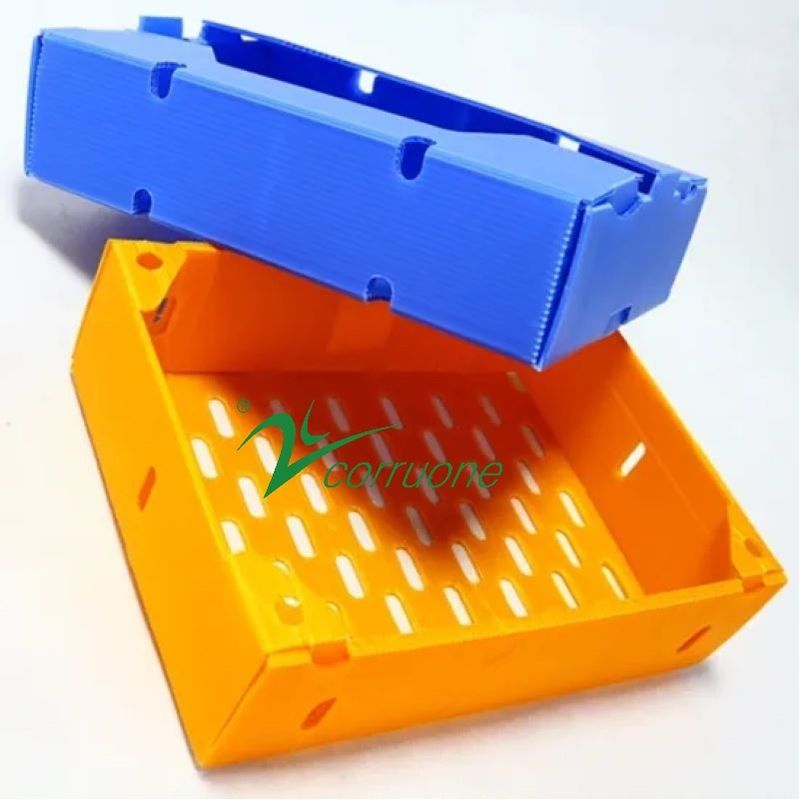 Corruone PP polypropylene danpla plastic box Correx protection board polyflute sheets corrugated plastic packaging boxes