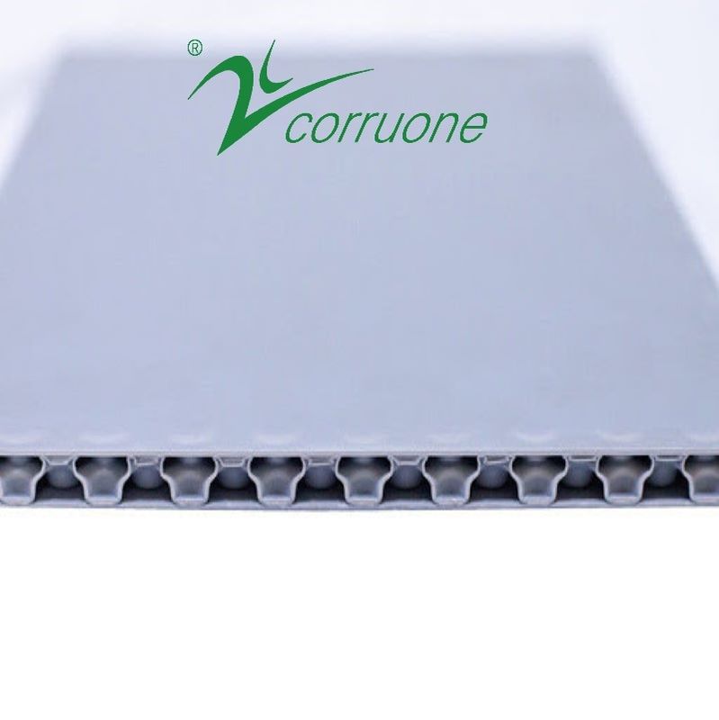 Corruone PP double wall pp polypropylene plastic sheet honeycomb core pane board l with cellular structure
