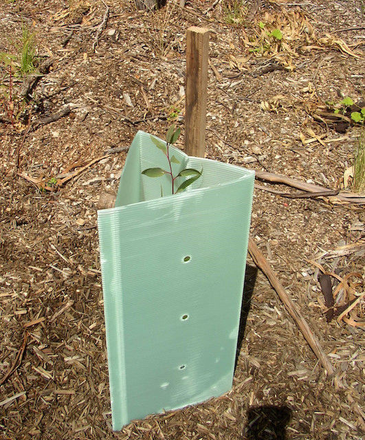Eco PP Corrugated Plastic Tree Guard Green Corflute Guards Waterproof