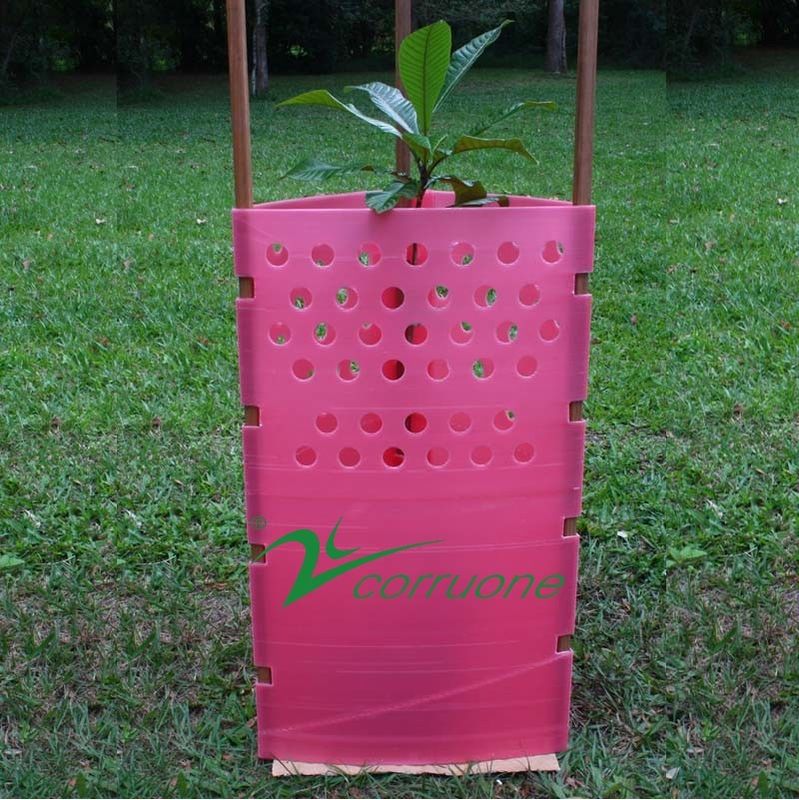 Coroplast Plastic Tree Trunk Covers Corrugated Plastic Tree Guard Protection