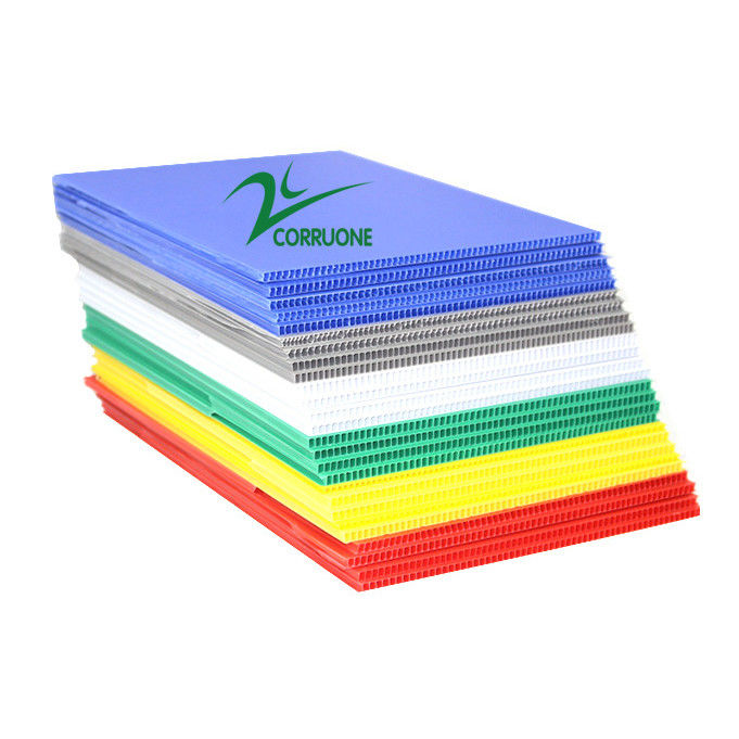 4mm Corflute Corrugated Plastic Cover Floor Protection Sheet For Construction