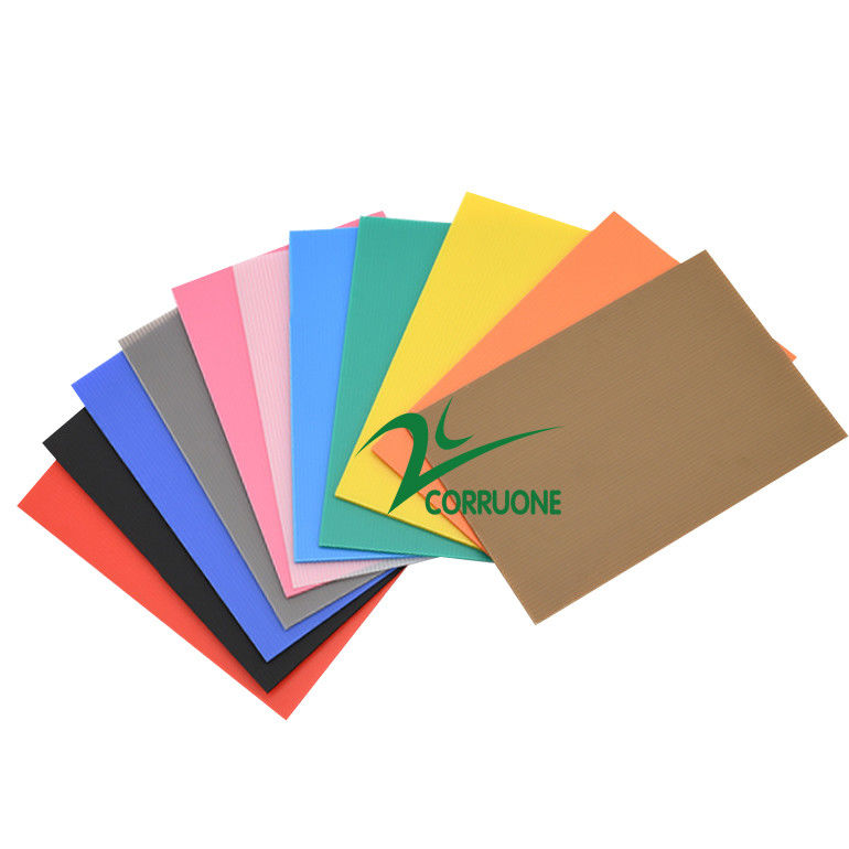 4mm Corflute Corrugated Plastic Cover Floor Protection Sheet For Construction